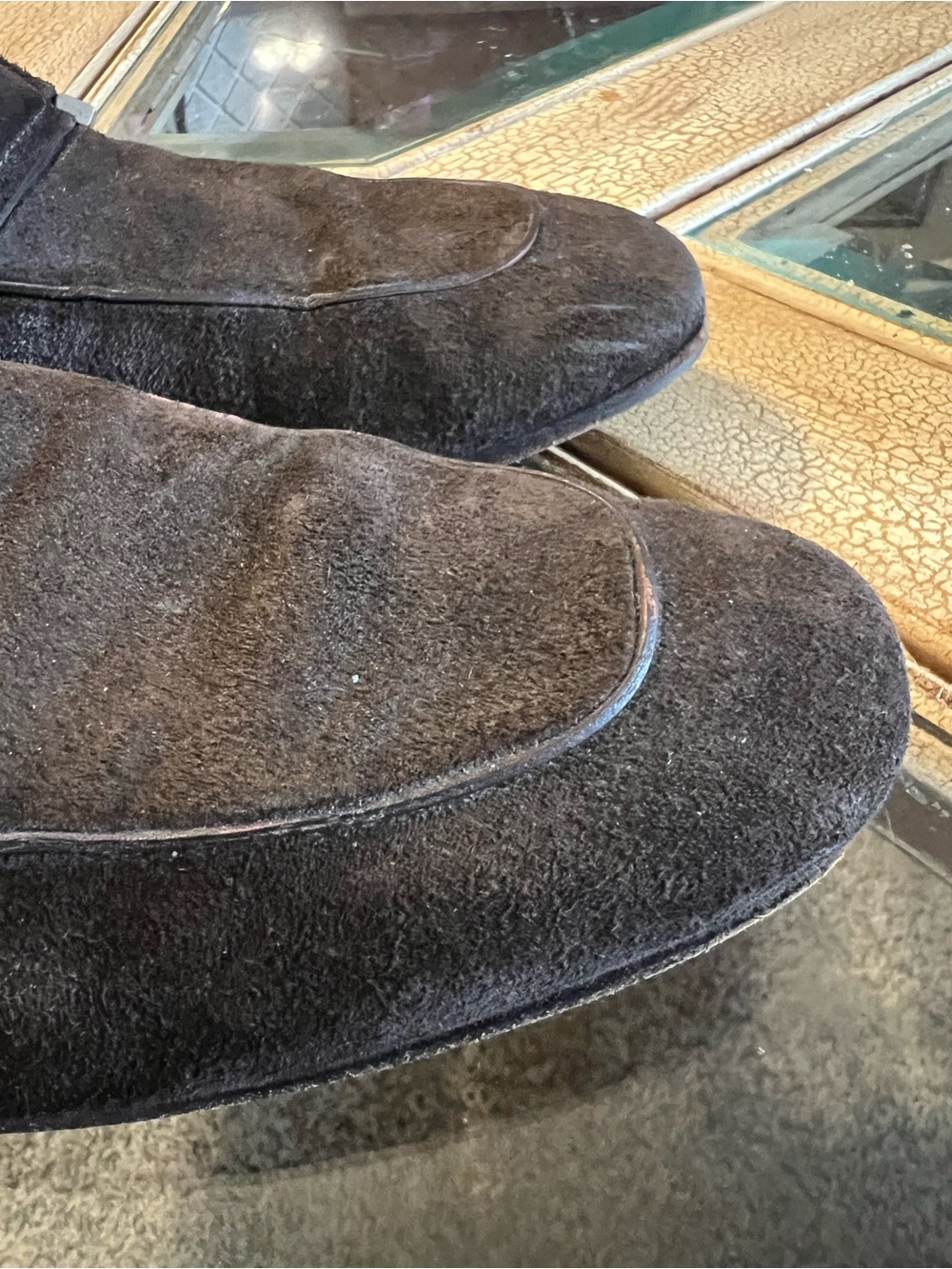 Salvatore Ferragamo Men's Suede Gancini Bit Loafers in Dark Brown 9.5D - Picture 5 of 9